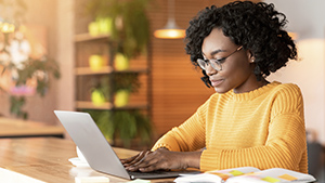 Professional educator working on development